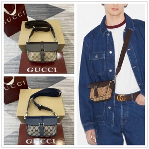 古驰香港官网GUCCI 795213 GG超迷你手袋斜挎包