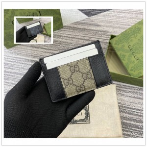 gucci是哪个国家的古驰 795486 GG Supreme卡片夹卡包