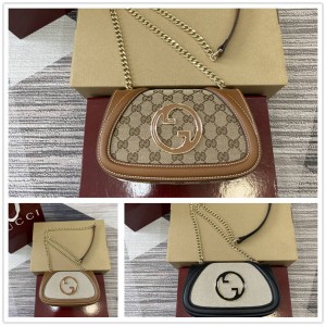 gucci是什么牌子古驰 815711 Blondie系列迷你肩背包（帆布）