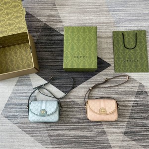 古驰旗舰店GUCCI 772239 Ophidia系列GG迷你肩背包