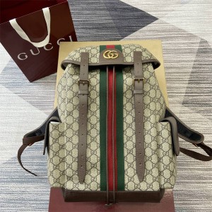 gucci经典款古驰 598140 Ophidia系列中号GG背包双肩包