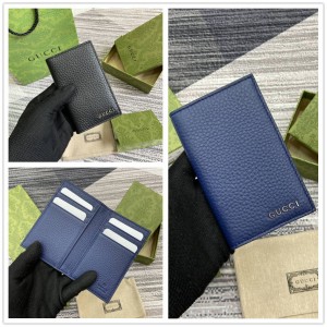 gucci中国官网古驰 771159 饰标识长款卡片夹卡包