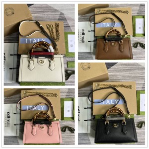 古驰官网中文官方网GUCCI 735153 Diana竹节小号肩背包