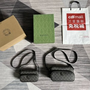 gucci男包古驰 722557/723312 Ophidia系列迷你/小号腰包斜挎包
