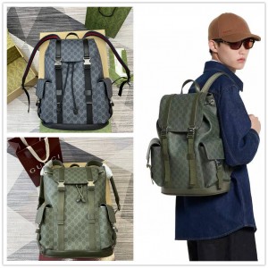 gucci中国官网古驰 792080 GG字母图案大号背包双肩包