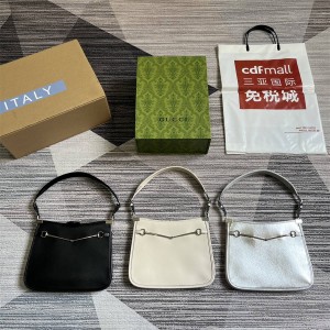 gucci包多少钱古驰 764191 GG Horsebit Slim系列小号肩背包