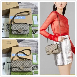 gucci官网价格古驰 739722/739721 Petite GG系列迷你/小号肩背包