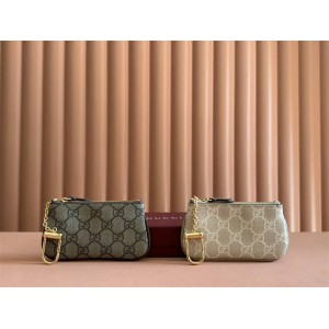 gucci旗舰店古驰 819113 GG Emblem系列钥匙包零钱包