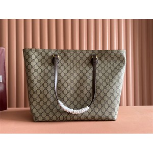 gucci官网旗舰店古驰 547974 Ophidia GG帆布拉链购物袋