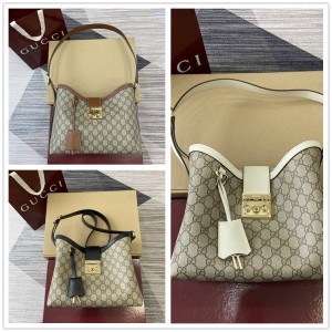 古驰包包GUCCI 839021 GG Padlock系列中号肩背包