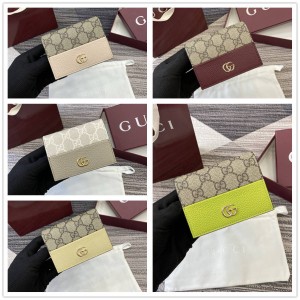 gucci价格古驰 841358 GG Marmont系列双色小号钱包
