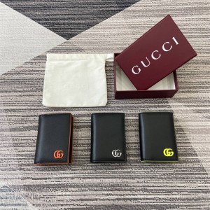 gucci美国官网古驰 835053 GG Marmont系列双折卡包