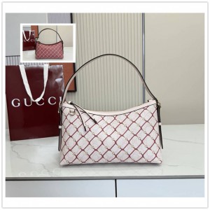 gucci旗舰店古驰 847449 中国新年系列GG Emblem中号肩背包