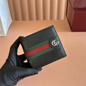 古驰旗舰店GUCCI 834792 Ophidia系列双折钱包零钱包