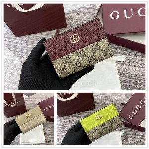 gucci中国官网古驰 841360 双色GG Marmont系列小号钱包