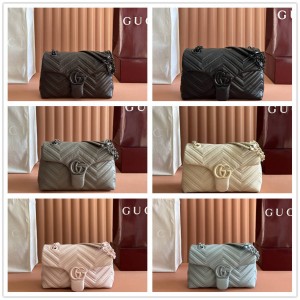 gucci女包古驰 855371 GG Marmont系列小号肩背包链条包
