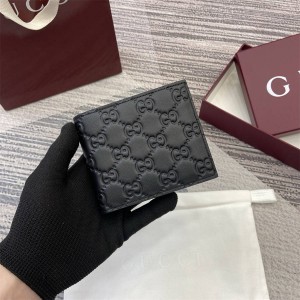 gucci官网中文版古驰 850177 GG Emblem系列双折钱包