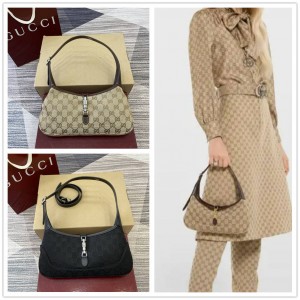 gucci美国官网古驰 863137 Jackie Slim系列中号肩背包