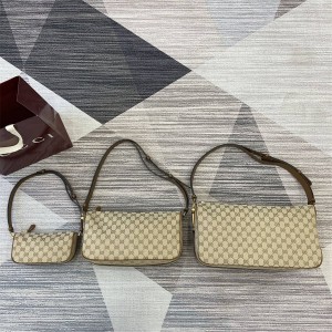 GUCCI古驰 860784/860787/862530 Half Horsebit系列迷你/中号/大号肩背包