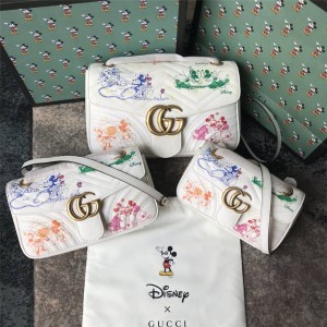 古奇古驰官网Disney x Gucci GG Marmont系列链条包443496/443497/446744