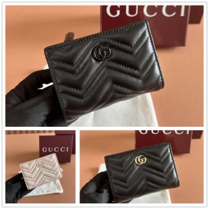 gucci香港官网古驰 773427 GG Marmont系列钱包