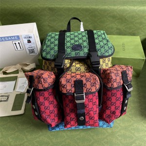 gucci官网古驰古奇GG Multicolor系列小号背包658783