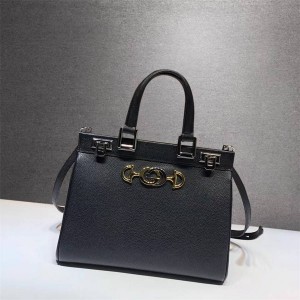 Gucci/古奇香港官网女包新款荔枝纹牛皮Zumi系列手提包569712/564714