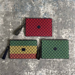 GUCCI正品古驰官网古奇GG Multicolor系列手拿包657581