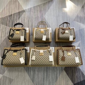 GUCCI古驰498156 479197 Padlock系列小号/中号GG肩背包购物袋