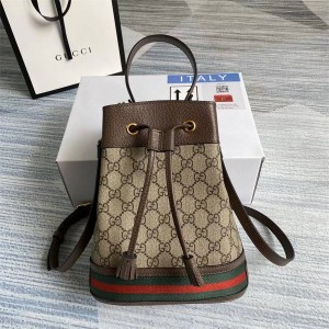 GUCCI古驰550621 Ophidia系列小号GG水桶包