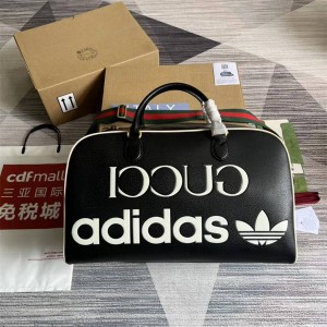 古驰702422 adidas x Gucci联名系列大号旅行袋