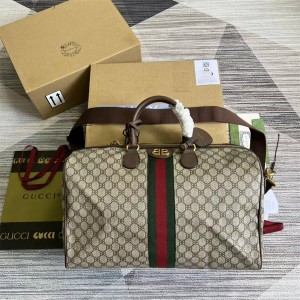 古驰巴黎世家680124 Gucci x Balenciaga联名款旅行包旅行袋