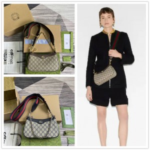 gucci官网旗舰店古驰女包 735132 Ophidia系列小号肩背包