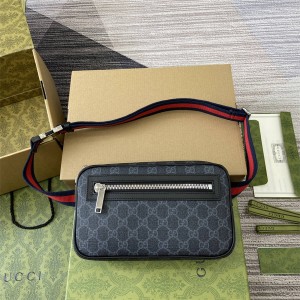 gucci英国官网古驰 792094 配拉链袋GG腰包
