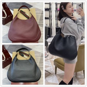 gucci官网中文版古驰 820169 Body双锁扣中号肩背包（荔枝纹）