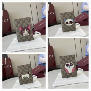 gucci美国官网古驰 810072 GG小猫护照夹