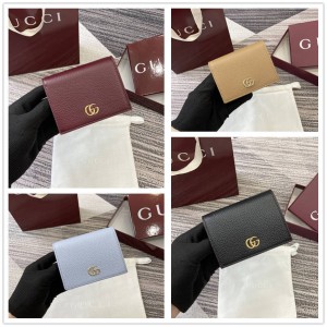 gucci香港官网古驰 456126 GG Marmont系列双色小号钱包
