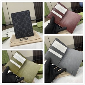 gucci哪里买最便宜古驰 795229 饰深绿色内饰GG护照夹