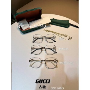 GUCCI古驰GG1209O 互扣式双G平光镜近视眼镜架