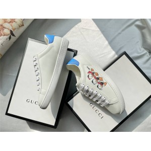 古驰美国官网男女士Gucci x Disney唐老鸭Ace运动鞋‎649398/649400